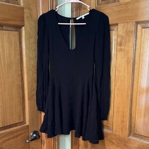 Revolve Lovers + Friends Long Sleeve Shimmy Mini Dress